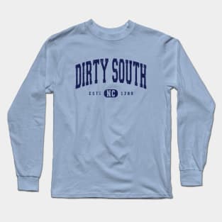 Dirty South North Carolina Arch Distressed Vintage print Long Sleeve T-Shirt